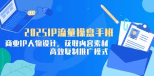 （14609期）2025IP流量操盘手班，商业IP人物设计，获取内容素材，高效复制推广模式-中创网_分享创业项目_互联网资源