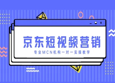 京东短视频营销项目，专业MCN机构一对一实操教学-中创网_分享创业项目_互联网资源