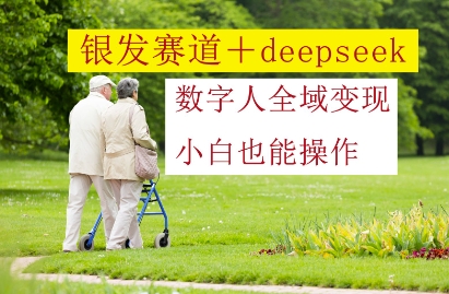 银发赛道+deepseek数字人全域变现，小白也能操作-中创网_分享创业项目_互联网资源