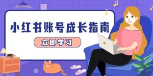 （14650期）小红书账号成长指南，爆款选题+精准定位+数据分析，系统提升账号变现能力-中创网_分享创业项目_互联网资源