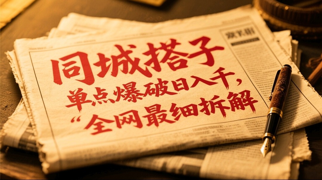 同城搭子群19.9单点爆破日入千，搭子组局月入万，全网最细拆解-中创网_分享创业项目_互联网资源