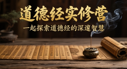 道德经实修营，一起探索道德经的深邃智慧-中创网_分享创业项目_互联网资源