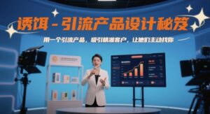 诱饵-引流产品设计秘笈，用一个引流产品，吸引精准客户，让他们主动找你-中创网_分享创业项目_互联网资源