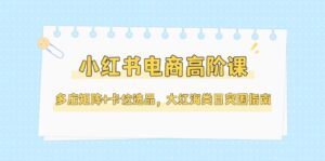 （14940期）小红书电商高阶课，多店矩阵+卡位选品，大红海类目突围指南（更新5月）-中创网_分享创业项目_互联网资源