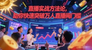 直播实战方法论，助你快速突破万人直播间门槛-中创网_分享创业项目_互联网资源