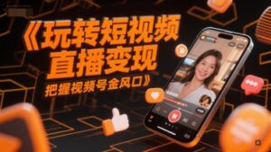 玩转短视频直播变现，把握视频号金风口-中创网_分享创业项目_互联网资源