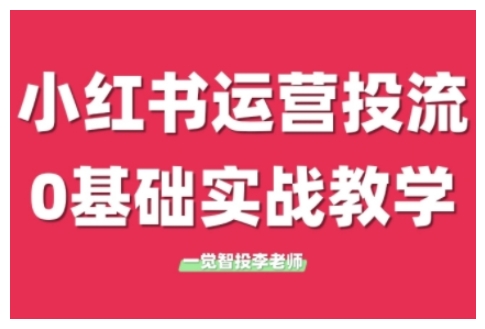 小红书运营投流，小红书广告投放从0到1的实战课，学完即可开始投放（更新）-中创网_分享创业项目_互联网资源