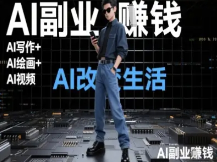 AI改变生活（Ai写作+AI绘画+Ai视频），AI副业挣钱-中创网_分享创业项目_互联网资源