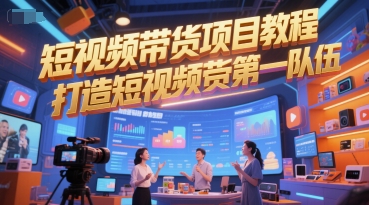 短视频带货项目教程，打造短视频带货第一队伍-中创网_分享创业项目_互联网资源