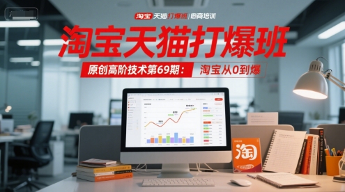 淘宝天猫打爆班原创高阶技术第69期：淘宝从0到爆-中创网_分享创业项目_互联网资源