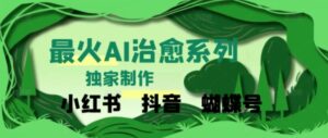 独家！利用紫鑫AI制作治愈账号，条条爆款，单日变现多张-中创网_分享创业项目_互联网资源