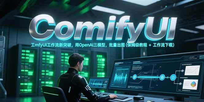 ComfyUI工作流新突破，用OpenAI三模型，批量出图(保姆级教程+工作流下载)-中创网_分享创业项目_互联网资源