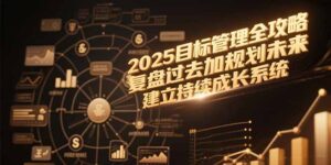 （15199期）2025目标管理全攻略，复盘过去加规划未来，建立持续成长系统-中创网_分享创业项目_互联网资源