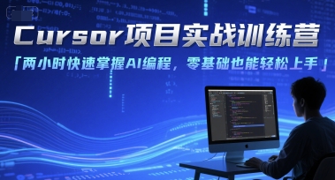 Cursor项目实战训练营，两小时快速掌握AI编程，零基础也能轻松上手-中创网_分享创业项目_互联网资源