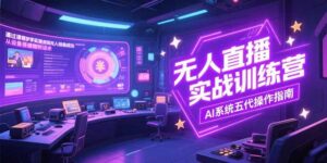 （15315期）无人直播实操训练营，从设备搭建到话术，AI系统五代操作指南(7月更新)-中创网_分享创业项目_互联网资源