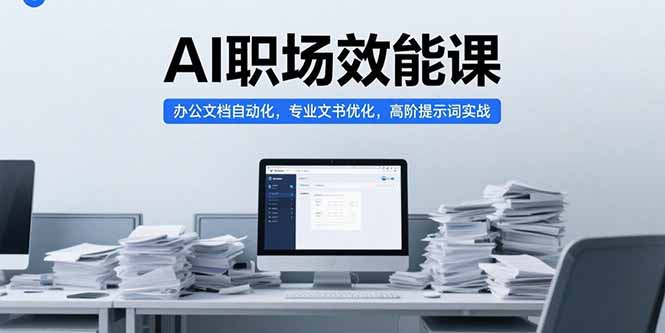 （15371期）AI职场效能课，办公文档自动化，专业文书优化，高阶提示词实战-中创网_分享创业项目_互联网资源