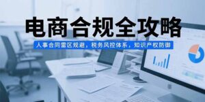 （15377期）电商合规全攻略，人事合同雷区规避，税务风控体系，知识产权防御-中创网_分享创业项目_互联网资源