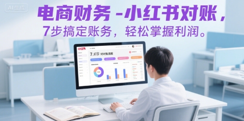 电商财务-小红书对账，7步搞定账务，轻松掌握利润-中创网_分享创业项目_互联网资源