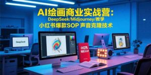 （15460期）AI绘画商业实战营：DeepSeek/Midjourney/教学 小红书爆款SOP 声音克隆技术-中创网_分享创业项目_互联网资源