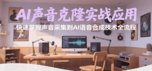 AI声音克隆实战应用，快速掌握声音采集到AI语音合成技术全流程-中创网_分享创业项目_互联网资源
