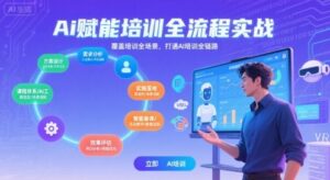 AI赋能培训全流程实站，覆盖培训全场景，打通 Al培训全链路-中创网_分享创业项目_互联网资源