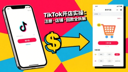 TikTok从开店到投流的进阶课，从基础实操到高阶技巧一网打尽-中创网_分享创业项目_互联网资源