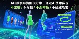 （15728期）AI+服装带货解决方案：通过AI技术实现 不出镜/不拍摄/不买样品/不搭建场地-中创网_分享创业项目_互联网资源