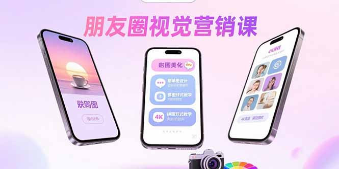 （15866期）朋友圈视觉营销课：问候图美化，晒单图设计，拼图玩法教学-中创网_分享创业项目_互联网资源