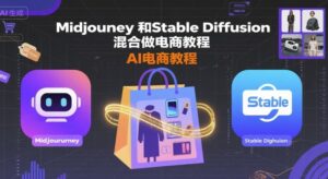 Midjourney和Stable Diffusion混合做电商教程-ai电商教程-中创网_分享创业项目_互联网资源
