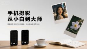 手机摄影从小白到大师,零基础带你学习手机摄影,拍出朋友圈点赞大片-中创网_分享创业项目_互联网资源