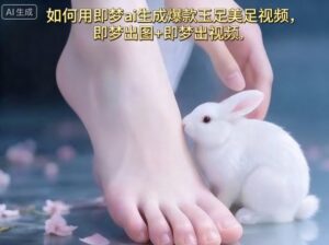 如何用即梦ai生成爆款玉足美足视频，即梦出图+即梦出视频，快速涨粉-中创网_分享创业项目_互联网资源