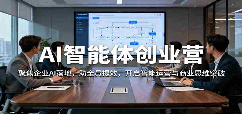 AI智能体创业营：聚焦企业AI落地，助全员提效，开启智能运营与商业思维突破-中创网_分享创业项目_互联网资源