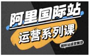 阿里国际站运营系列课，涵盖精准引流、直通车与全站推实战SOP，搭配AI效率工具包与高阶增长玩法-中创网_分享创业项目_互联网资源