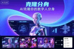 AI数字人认知实操课，克隆你的数字人分身-中创网_分享创业项目_互联网资源