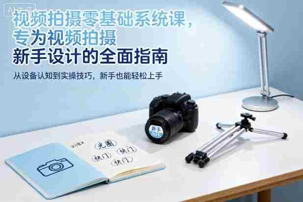 视频拍摄零基础系统课，专为视频拍摄新手设计的全面指南-中创网_分享创业项目_互联网资源