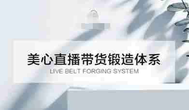 直播带货锻造体系课,5G时代美心一站式帮你开启直播带货之路【音频】