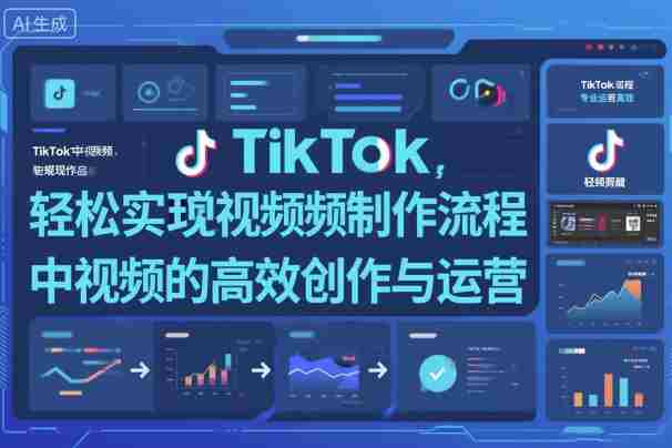 TikTok中视频制做流程，轻松实现Tk中视频的高效创作与运营-中创网_分享创业项目_互联网资源