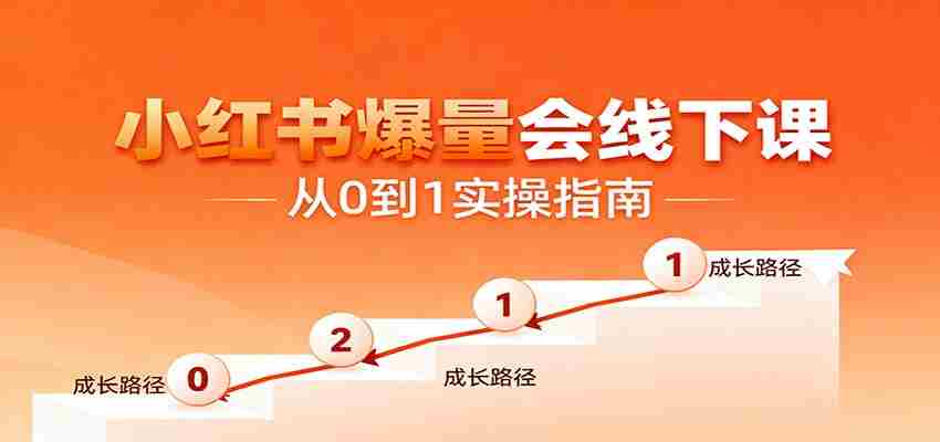 小红书爆量会线下课，聚焦小红书运营全流程，从0到1爆店实操方案-中创网_分享创业项目_互联网资源