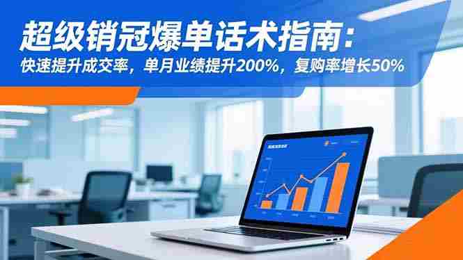 （16511期）超级销冠爆单话术指南：快速提升成交率，单月业绩提升200%，复购率增长50%-中创网_分享创业项目_互联网资源