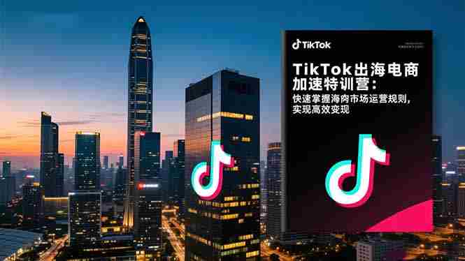 （16535期）TikTok出海电商加速特训营：快速掌握海外市场运营规则，实现高效变现-中创网_分享创业项目_互联网资源