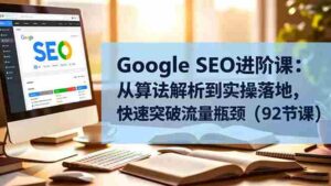 （16576期）Google SEO进阶课：从算法解析到实操落地，快速突破流量瓶颈（92节课）-中创网_分享创业项目_互联网资源