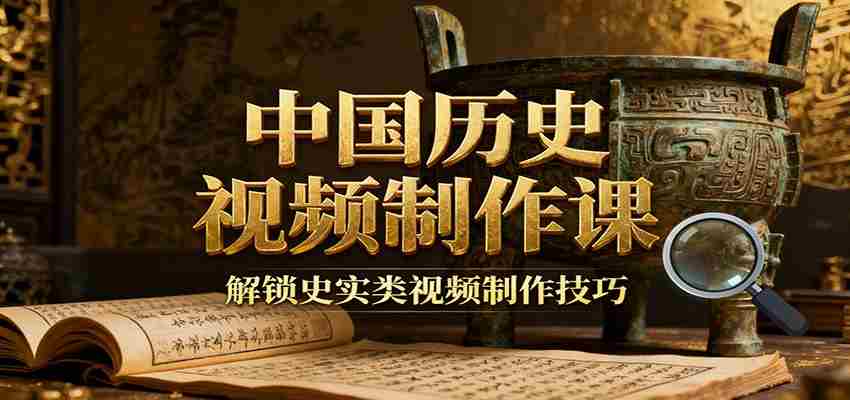 中国历史视频制作课：疆域地图集+参考文案+练习素材，解锁史实类视频制作技巧-中创网_分享创业项目_互联网资源