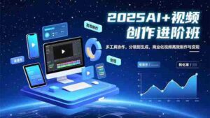 （16622期）AI+视频创作进阶班：多工具协作，分镜到生成，商业化视频高效制作与变现-中创网_分享创业项目_互联网资源