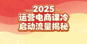 2025小红书运营电商课：新手实战＋冷启动＋流量揭秘-中创网_分享创业项目_互联网资源