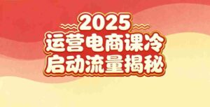 2025小红书运营电商课：新手实战＋冷启动＋流量揭秘-中创网_分享创业项目_互联网资源