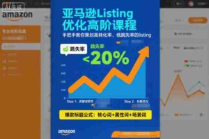 亚马逊Listing优化高阶课程，手把手教你策划高转化率、低跳失率的listing-中创网_分享创业项目_互联网资源